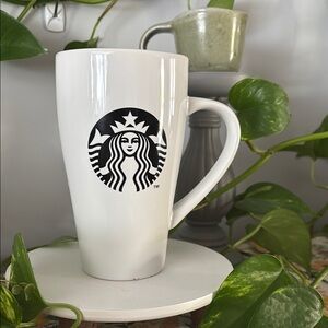 Starbucks Classic White Mug with Iconic Logo